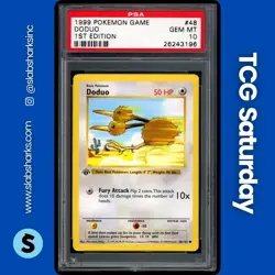 1999 POKEMON 1ST EDITION #48/102 DODUO PSA 10 - Image 1