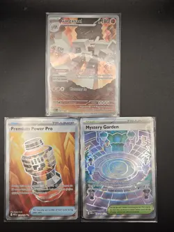 Pokemon TCG Mega Evolution IR Lot - Premium Power Pro, Mystery Garden, Garganacl - Image 1
