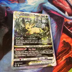 2023 POKEMON CROWN ZENITH #GG35/GG70 LEAFEON VSTAR Near Mint - Image 4
