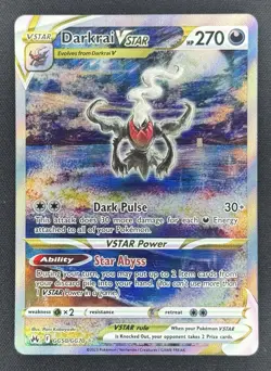 Pokemon Crown Zenith Galarian Gallery Darkrai VSTAR #GG50/GG70 NM - Image 1