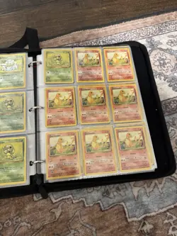Vintage Binder Pokemon Base Set (over 300 Cards) - Image 4