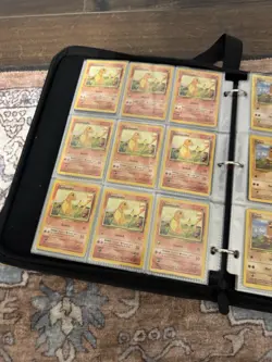 Vintage Binder Pokemon Base Set (over 300 Cards) - Image 5