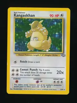 KANGASKHAN JUNGLE 5/64 HOLO UNLIMITED HOLO RARE POKEMON TCG - Image 1