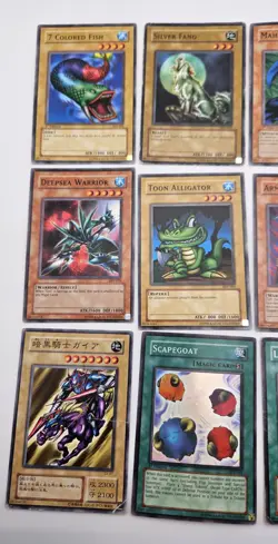 Yu-Gi-Oh 1st Ed 7 Colored Fish & Scapegoat | 12 Card Lot SDY/PSV Era - Image 3
