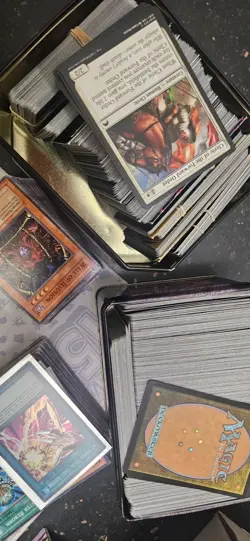 Yugioh and magic card lot Holos and rares included plus tins and mats - Image 2