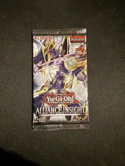 2025 YuGiOh 1st Edition Alliance Insight Booster Pack X 1 - Image 1