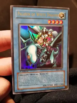 Yugioh Paladin of White Dragon MFC-026 Ultra Rare 1st Ed Exc - Image 1