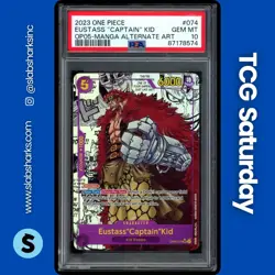 2023 ONE PIECE AWAKENING OF THE NEW ERA EUSTASS"CAPTAIN"KID MANGA ART PSA 10 - Image 1