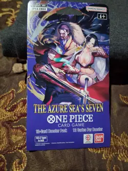 4X One Piece TCG: The Azure Sea's Seven Sleeved Booster OP-14 English Lot of 4 - Image 2