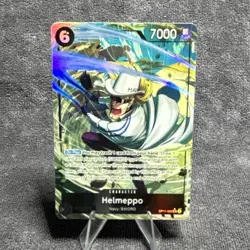 One piece Helmeppo OP11-092 Alternate Art Foil Super Rare A Fist of Divine Speed - Image 1