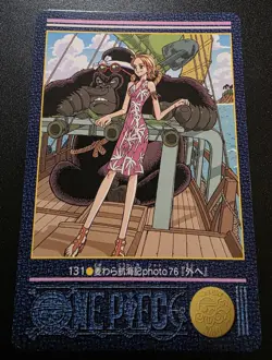 Nami Gaimon One Piece Visual Adventure #131 Bandai Carddass Japanese 2001 - Image 1