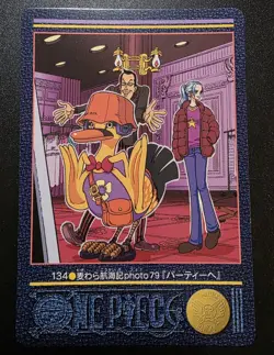 Nefertari Vivi One Piece Visual Adventure #134 Bandai Carddass Japanese 2001 - Image 1