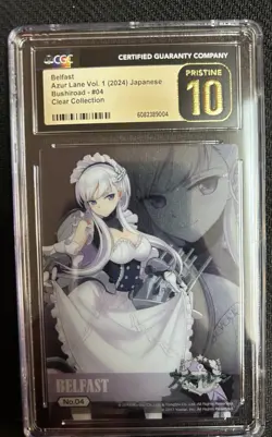 2024 Azur Lane Bushiroad Vol. 1 Clear Collection Belfast #4 CGC 10 PRISTINE - Image 1