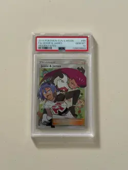 Jessie & James Full Art 68/68 Hidden Fates Holo Pokemon Card TCG PSA 10 "GEM MT" - Image 1