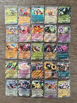 Pokemon TCG Card Lot #2 - 25 Card Lot - Reg EX Lot - Multiple Sets - 1 Crimp Err - Image 1