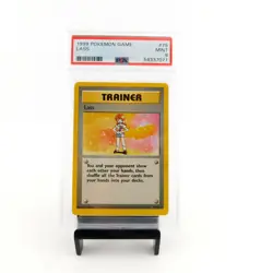 1999 POKEMON LASS PSA 9 MINT BASE SET CARD #75/102 RARE - Image 1