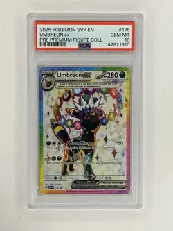 PSA 10 Umbreon ex SVP176 Scarlet & Violet Promo Card Holo Prismatic Pokemon Mint - Image 1