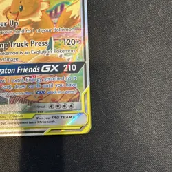 Pokemon TCG Eevee & Snorlax GX SM169 Sun And Moon TAG TEAM Promo Card - Image 4
