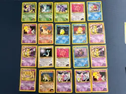 Pokemon Card Lot Gym Heroes, Challenge LP/MP Sabrina's Kadabra 56/132, Psyduck - Image 1