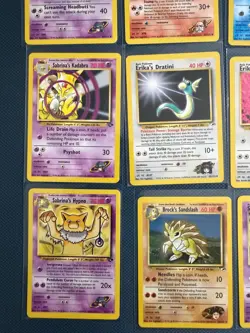 Pokemon Card Lot Gym Heroes, Challenge LP/MP Sabrina's Kadabra 56/132, Psyduck - Image 5