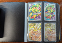 Pokemon Card Binder Collection 160 Cards Comes with Binder; Conditions Varies - Image 1