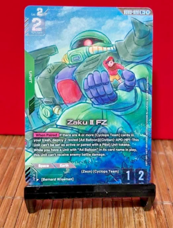 Gundam Card Game Zaku ll FZ G003-020 (R+) - Dual Impact (English) - Image 1