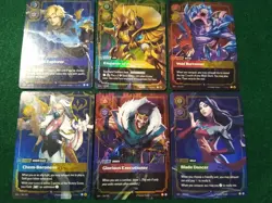 RIFTBOUND LEAGUE OF LEGENDS SPIRITFORGED 12 CARD LEGENDS RARE FOILS SET - Image 1
