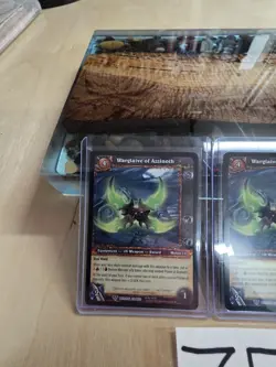 Warglaive of Azzinoth CARDS X5 World Of Warcraft TCG Lot - Image 3