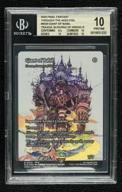 Giant of Babil Traxos Scourge Kroog Magic Final Fantasy Through the Ages BGS 10 - Image 1