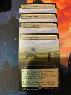 MTG Modern Horizons 3 Windswept Heath Extended Art x 4 - Image 1