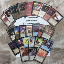 25 COMMONS complete set less lands 1994 ANTIQUITIES MTG Unplayed M-NM - Image 1