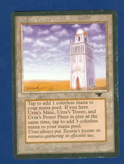 URZA'S TOWER (Plains) uncommon 1994 Antiquities Magic the Gathering - Image 1