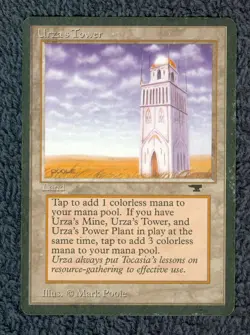 URZA'S TOWER (Plains) uncommon 1994 Antiquities Magic the Gathering - Image 3