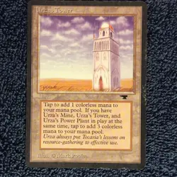 URZA'S TOWER (Plains) uncommon 1994 Antiquities Magic the Gathering - Image 5