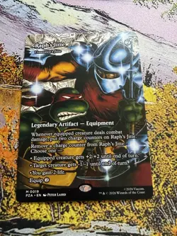 Raph's Jitte - Umezawa's Jitte 0019 TMNT Borderless MTG NM - Image 1