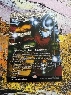 Raph's Jitte - Umezawa's Jitte 0019 TMNT Borderless MTG NM - Image 5