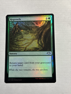 Regrowth - Modern Horizons Foil MTG Plus Bonus Card!!! - Image 1