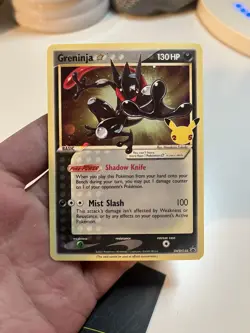 Pokemon Greninja SWSH144 Celebrations Gold Star Promo 25th Anniversary - Image 2