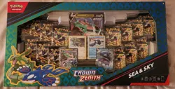 Pokemon TCG Crown Zenith Sea and Sky Premium Collection 14 Packs, NEW / Box Flaw - Image 1