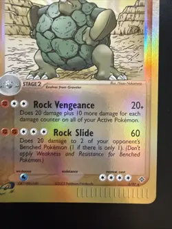 Pokemon TCG Golem EX Dragon 5/97 Reverse Holo Rare HP - Image 4