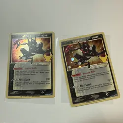 Pokemon TCG Greninja Gold Star SWSH144 - Celebrations Black Star Promo - Image 1