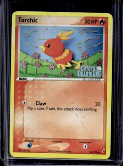 2006 Pokemon EX Crystal Guardians Torchic Reverse Holo #65/100 - Image 1