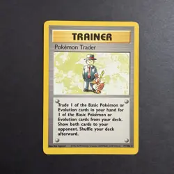 NM Pokemon TCG Pokemon Trader 77/102 (Base Set / Shadowless / 1999) - Image 1