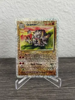 Pokemon TCG Graveler 44/110 Reverse Holo 2002 Legendary Collection LP - Image 1