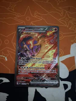 Pokemon TCG Team Rockets Moltres EX Card 229/182 Destined Rivals - Image 2