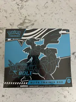 Pokemon TCG Scarlet & Violet: Black Bolt - Elite Trainer Box ETB -New and SEALED - Image 1