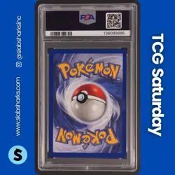 1999 POKEMON FOSSIL #6/62 HAUNTER HOLO RARE PSA 8 - Image 2