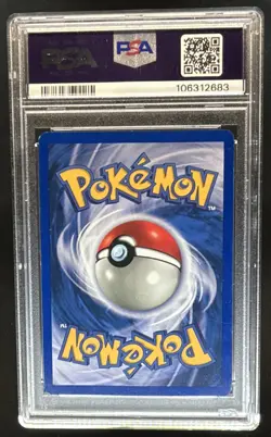 1999 Pokemon Unlimited Blastoise Rated Rookie Error Rare Holo #2/102 PSA 7 - Image 2