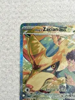 Hop’s Zacian ex 186/159 Journey Together SV Special Illustration Rare Pokemon NM - Image 4