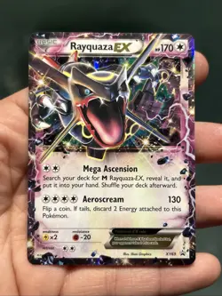 Pokemon TCG Rayquaza EX Promo 2016 Shiny Holo XY69 Basic Dragon XY- MP - Image 1